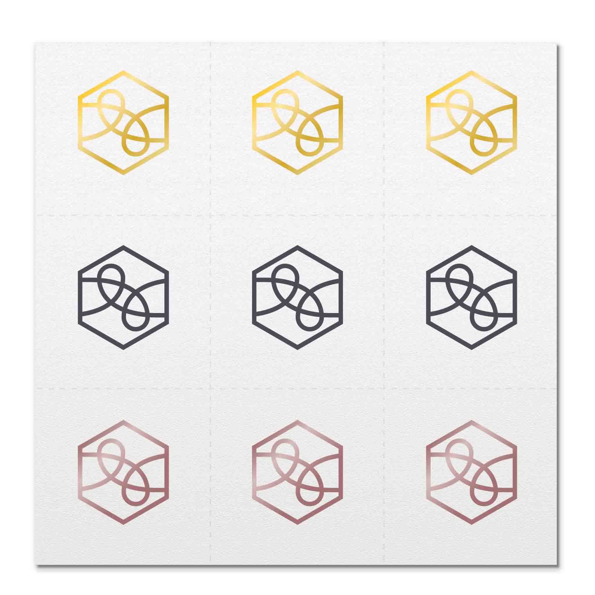 Front side page of Intuit (limited) mindful marks temporary mindfulness tattoo wearable reminders.