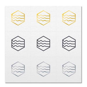 Front side page of Feel mindful marks temporary mindfulness tattoo wearable reminders.