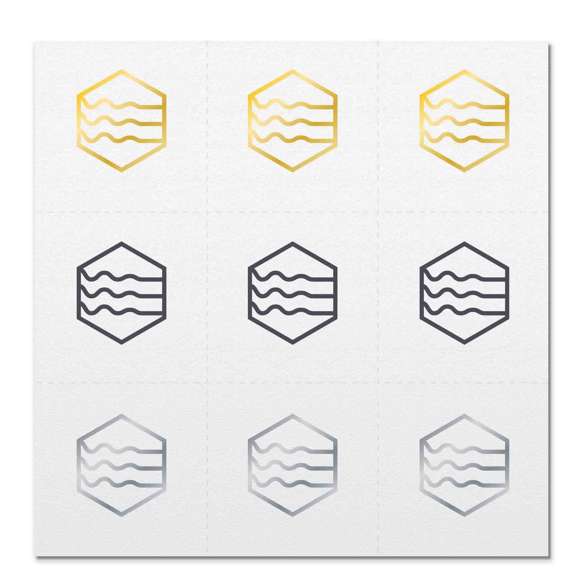 Front side page of Feel mindful marks temporary mindfulness tattoo wearable reminders.