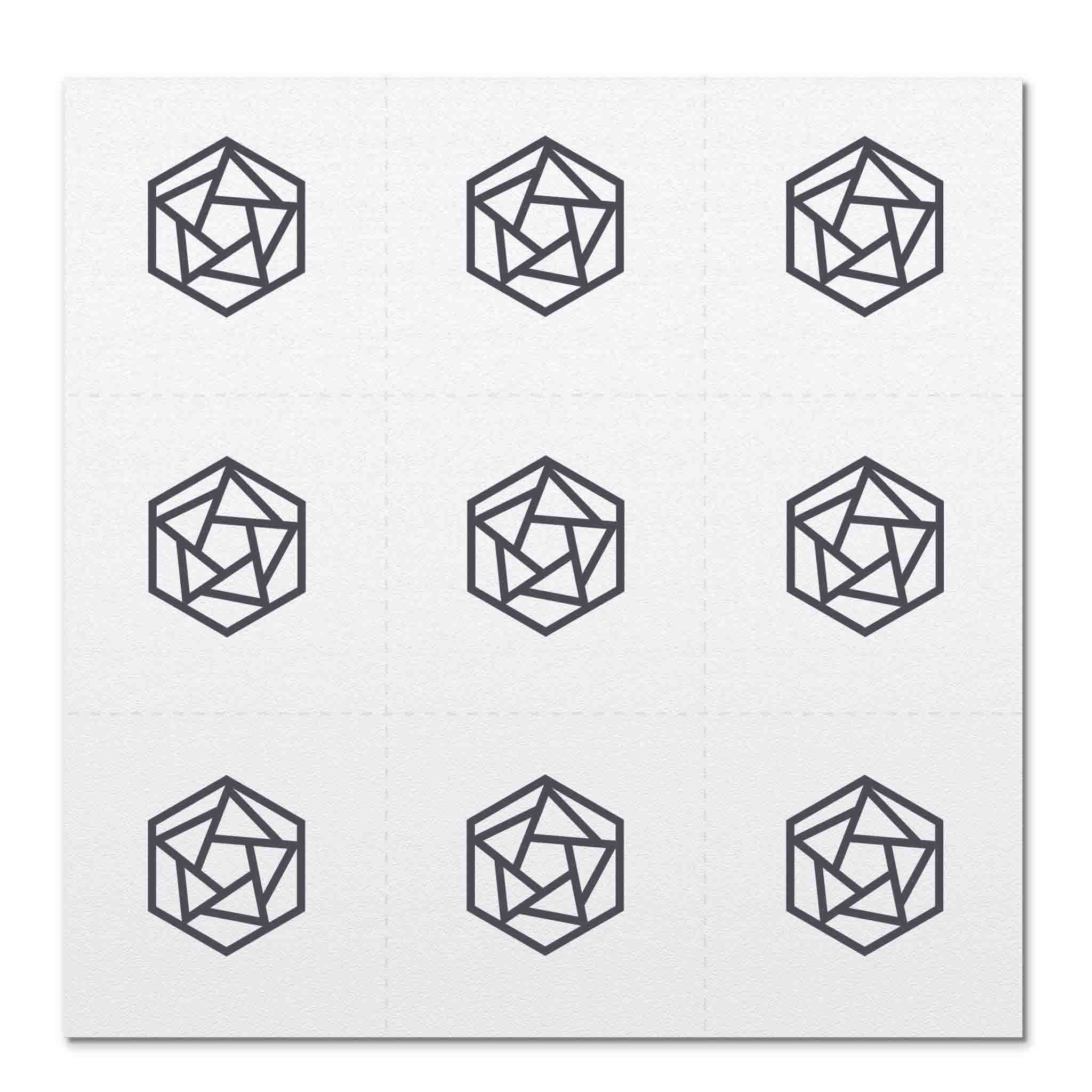 Front side page of Transform (charcoal) mindful marks temporary mindfulness tattoo wearable reminders.
