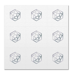 Front side page of Transform (platinum) mindful marks temporary mindfulness tattoo wearable reminders.