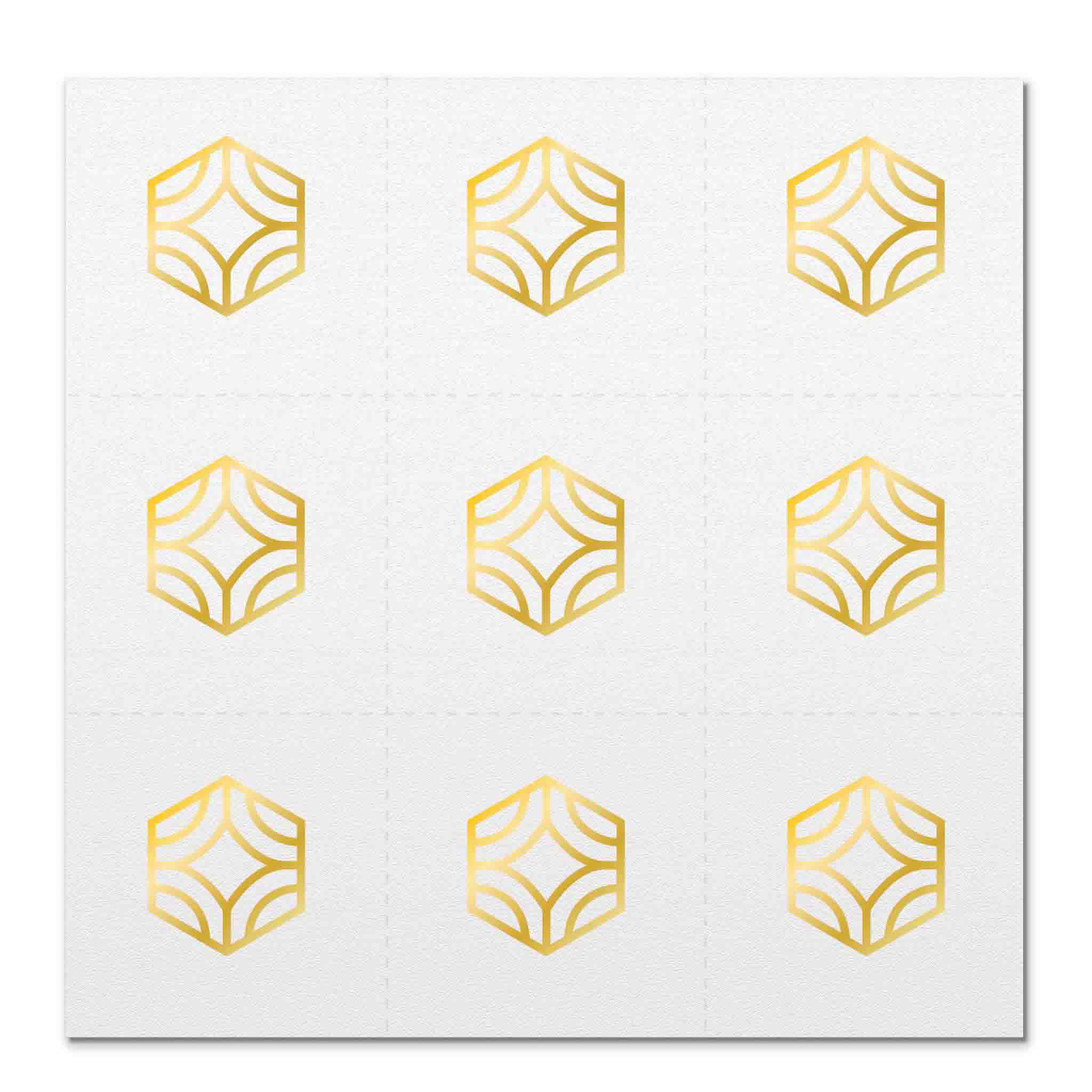 Front side page of Love (gold) mindful marks temporary mindfulness tattoo wearable reminders.