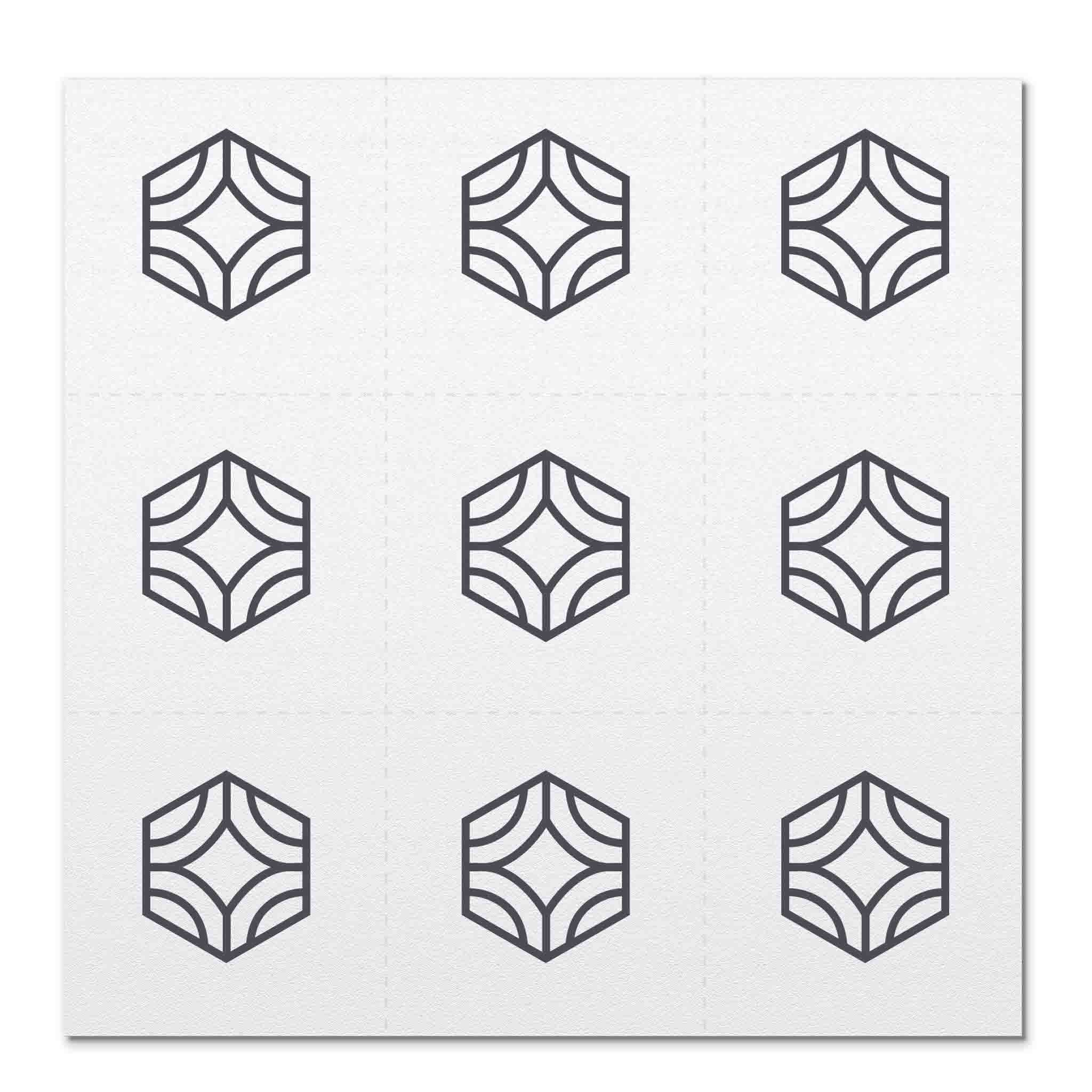 Front side page of Love (charcoal) mindful marks temporary mindfulness tattoo wearable reminders.