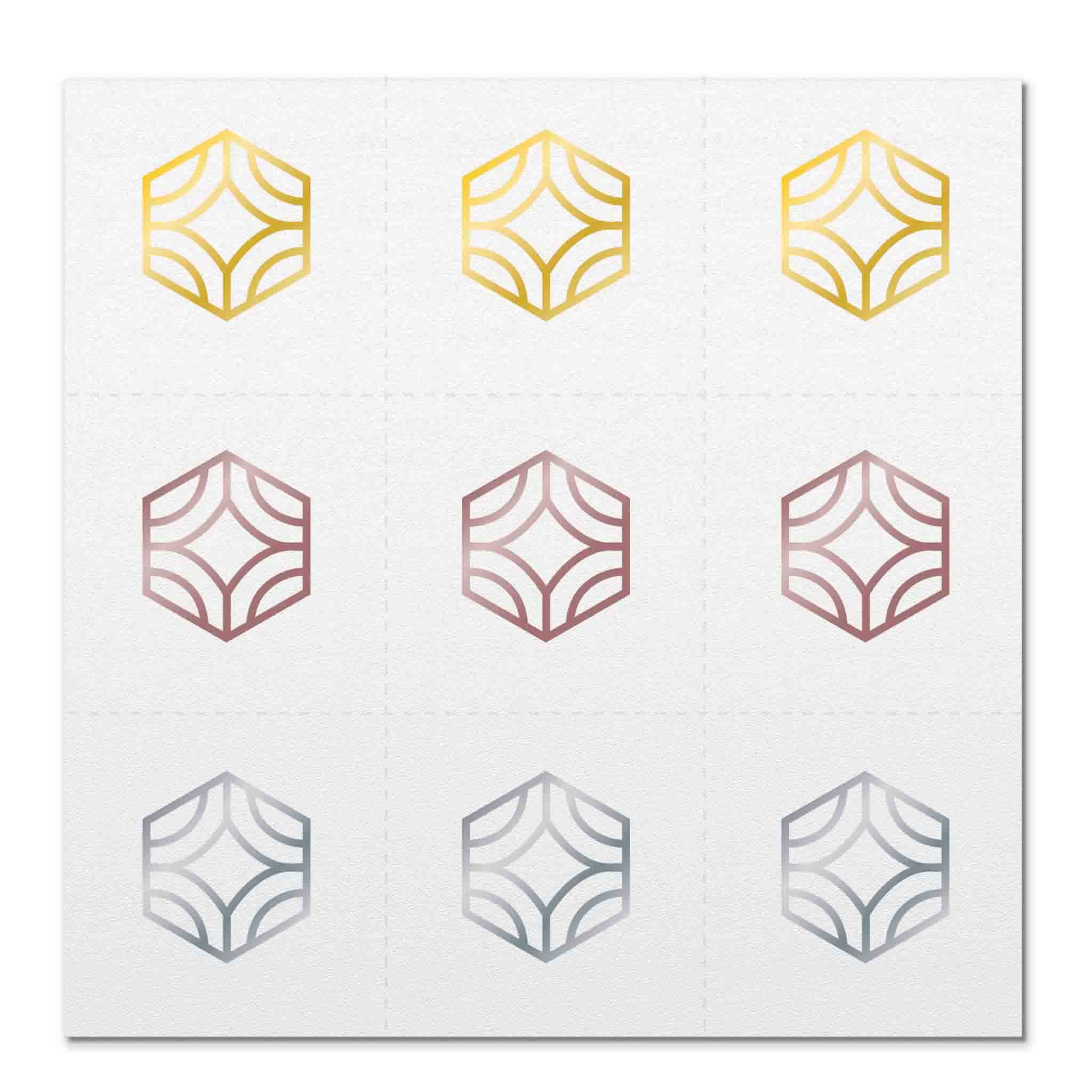 Front side page of Love (platinum) mindful marks temporary mindfulness tattoo wearable reminders.