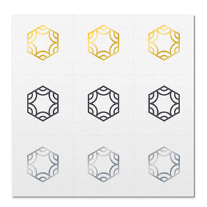 Front side page of Dream mindful marks temporary mindfulness tattoo wearable reminders.