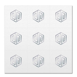 Front side page of Receive (platinum) mindful marks temporary mindfulness tattoo wearable reminders.
