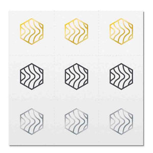 Front side page of Release mindful marks temporary mindfulness tattoo wearable reminders.