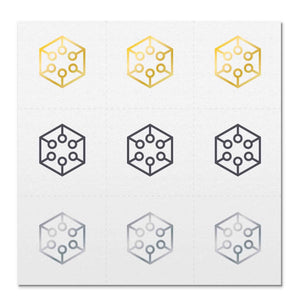Front side page of Attract mindful marks temporary mindfulness tattoo wearable reminders.