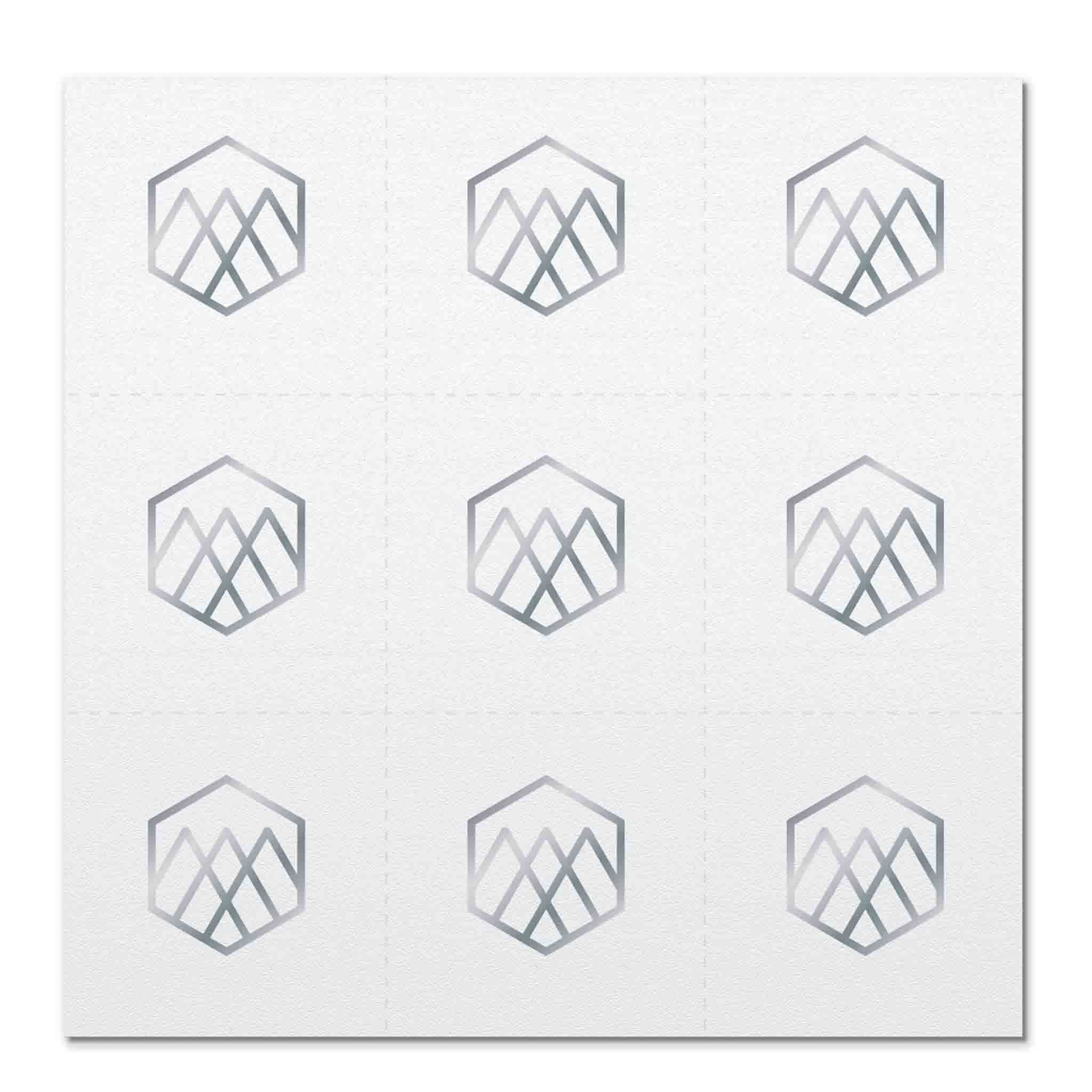 Front side page of Breathe (platinum) mindful marks temporary mindfulness tattoo wearable reminders.