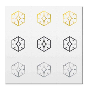 Front side page of Peace mindful marks temporary mindfulness tattoo wearable reminders.