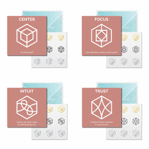 The Center Collection of Mindful Marks includes Center, Focus, Intuit, and Trust.
